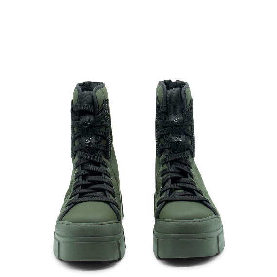 Roccia Military Green Performance Fabric Combat Boots