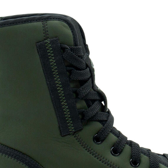 Roccia Military Green Performance Fabric Combat Boots