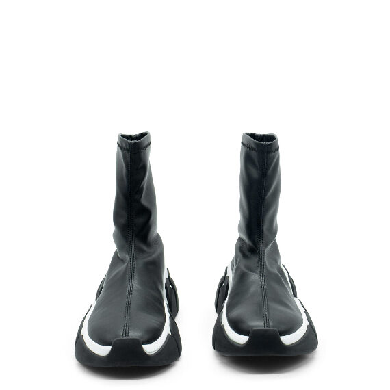 Mano Black Low Tubular Boots