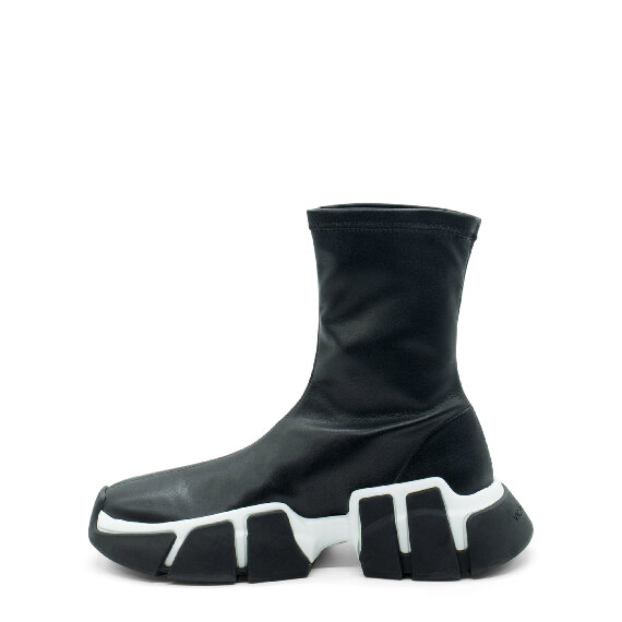 Mano Black Low Tubular Boots