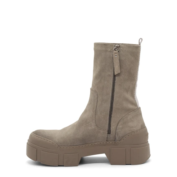 V14 Roccia – Taupe stretch ankle boot  