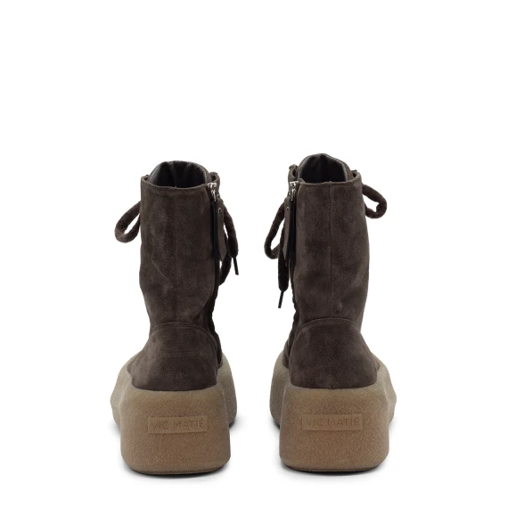 F04 Creepy – Dark brown lace-up ankle boot  