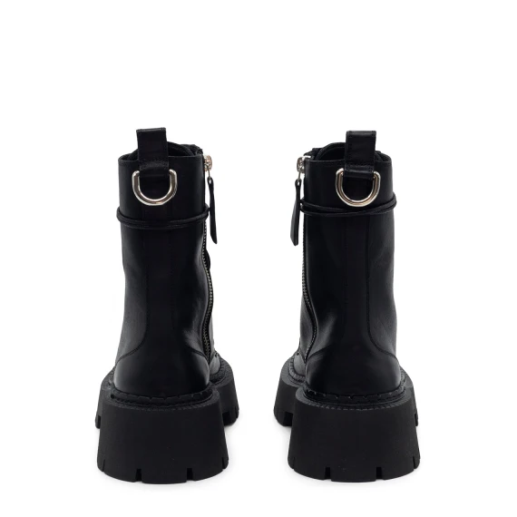 H04 Bob – Black combat boot  