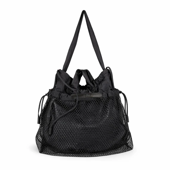 Patry<br>Maxi bag black mesh and nylon