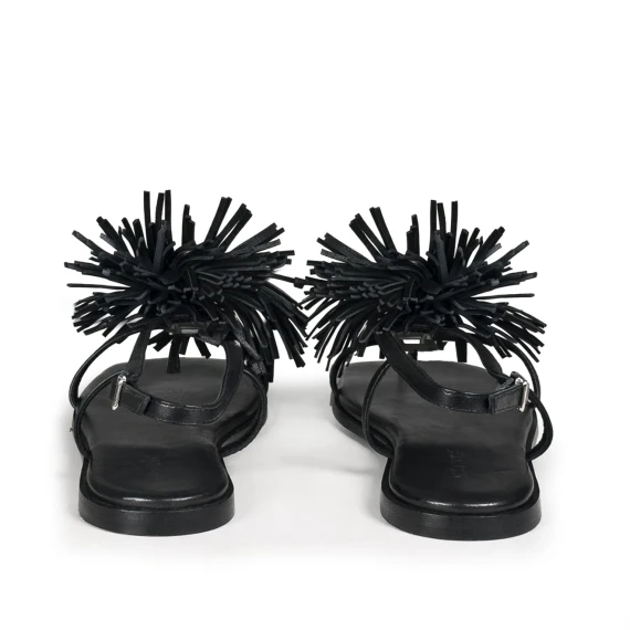 G42_Square open<br>Thong sandal black