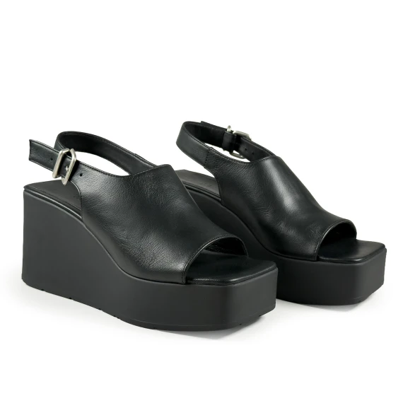 K10_Block<br>Wedge sandal black