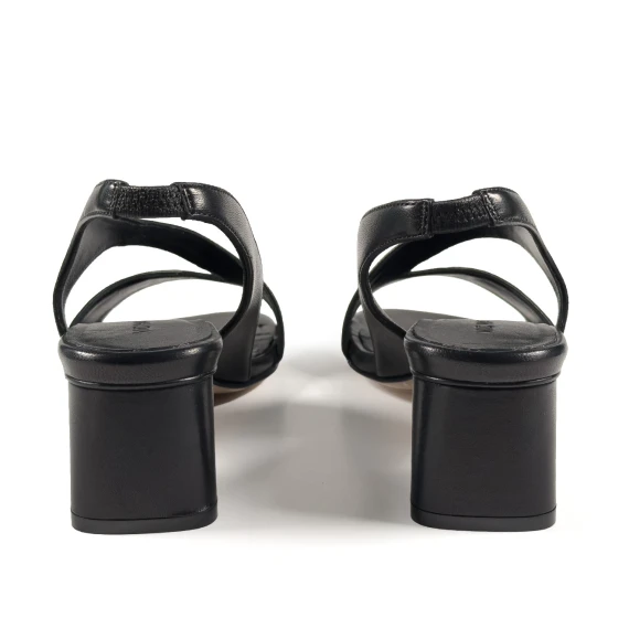 K16_Drop<br>Sandal in nappa leather black